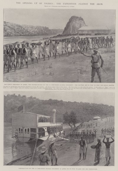 The Opening up of Nigeria, the Expedition against the Aros by Amedee Forestier